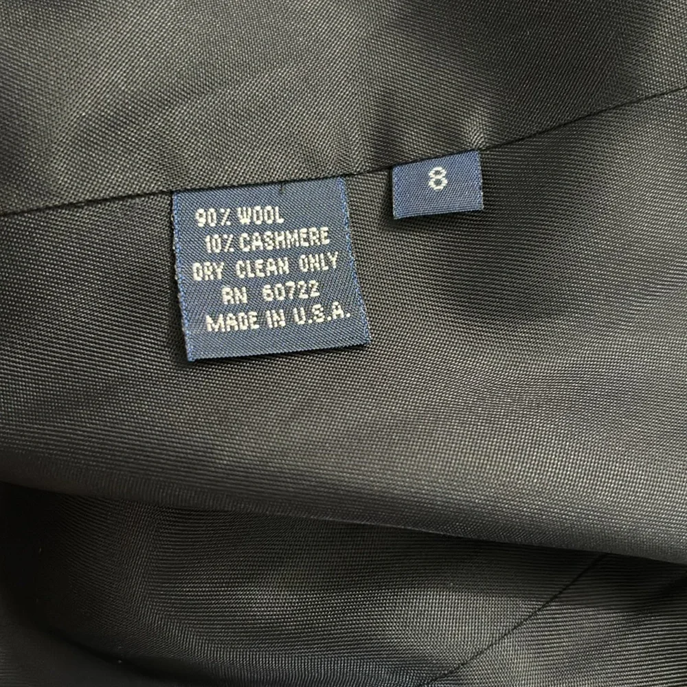 BURBERRYS Navy Blue Vintage Blazer Size 8 - Picture 5 of 9